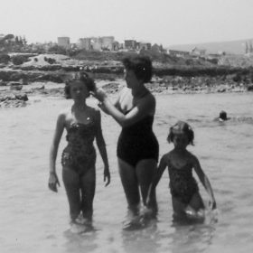 1953 plage de philippeville- arch-privées-annie-munier